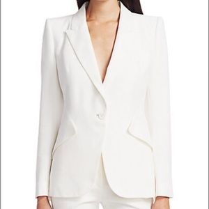 Alexander McQueen white blazer. Only worn once. Purchased from Saks for $3k.